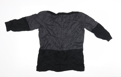 Womens UK Size 10 Matalan Grey Pullover Jumper