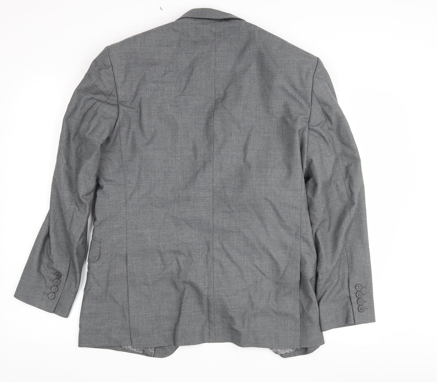 Mens UK Size 38 Occasions Regular Grey Suit Jacket