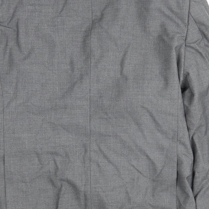 Mens UK Size 38 Occasions Regular Grey Suit Jacket