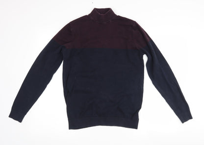 NEXT Mens Multicoloured Striped  Pullover Jumper Size M