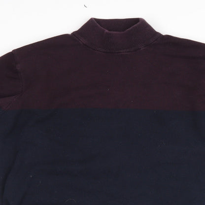 NEXT Mens Multicoloured Striped  Pullover Jumper Size M