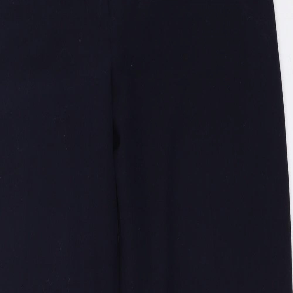 Womens UK Size 12 Marks and Spencer Regular Fit  Blue Trousers