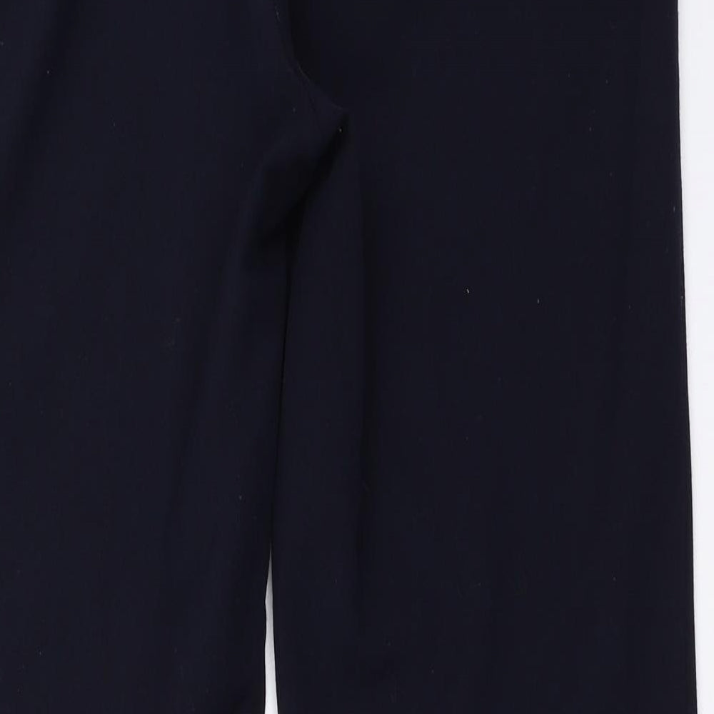 Womens UK Size 12 Marks and Spencer Regular Fit  Blue Trousers