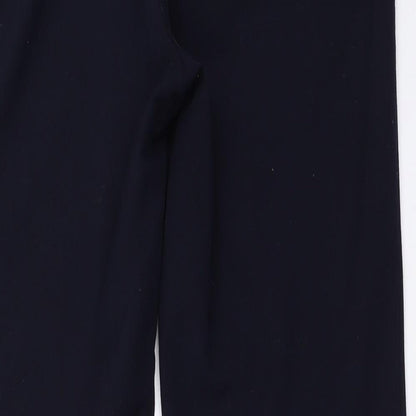 Womens UK Size 12 Marks and Spencer Regular Fit  Blue Trousers