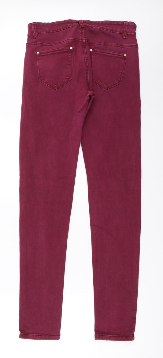 B.S Jeans Womens Purple   Skinny Jeans Size 40 L31 in