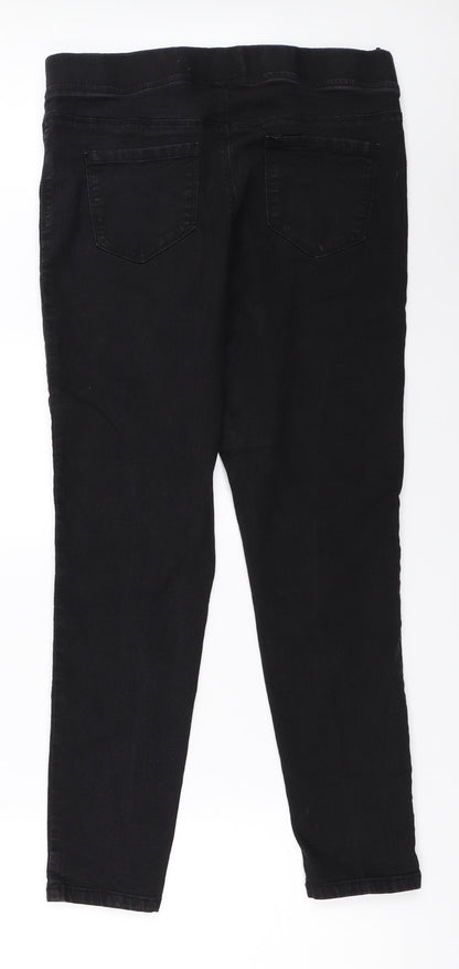 Pep&Co Womens Black   Jegging Jeans Size 16 L28 in
