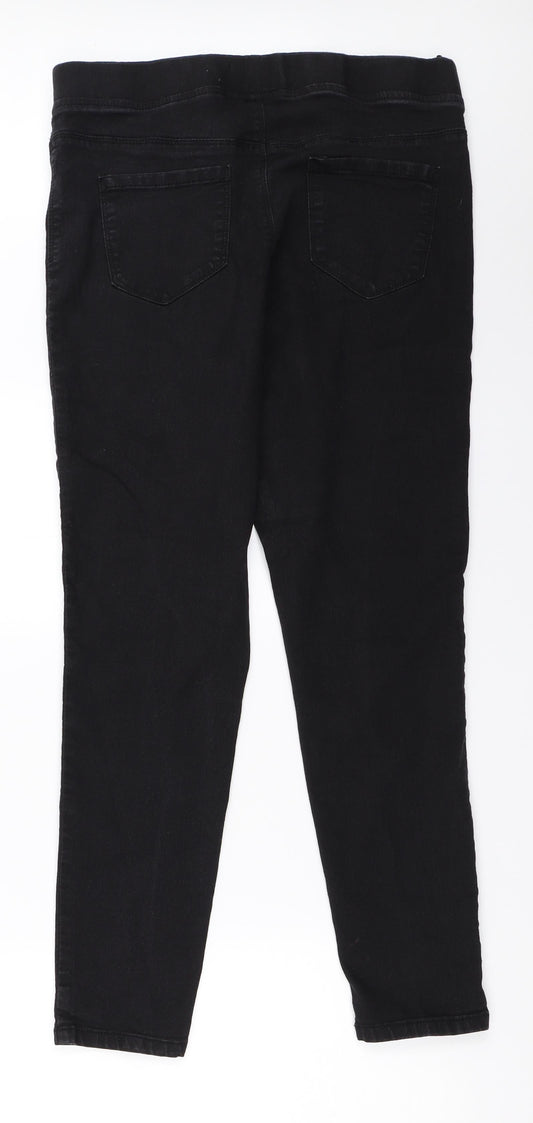 Pep&Co Womens Black   Jegging Jeans Size 16 L28 in