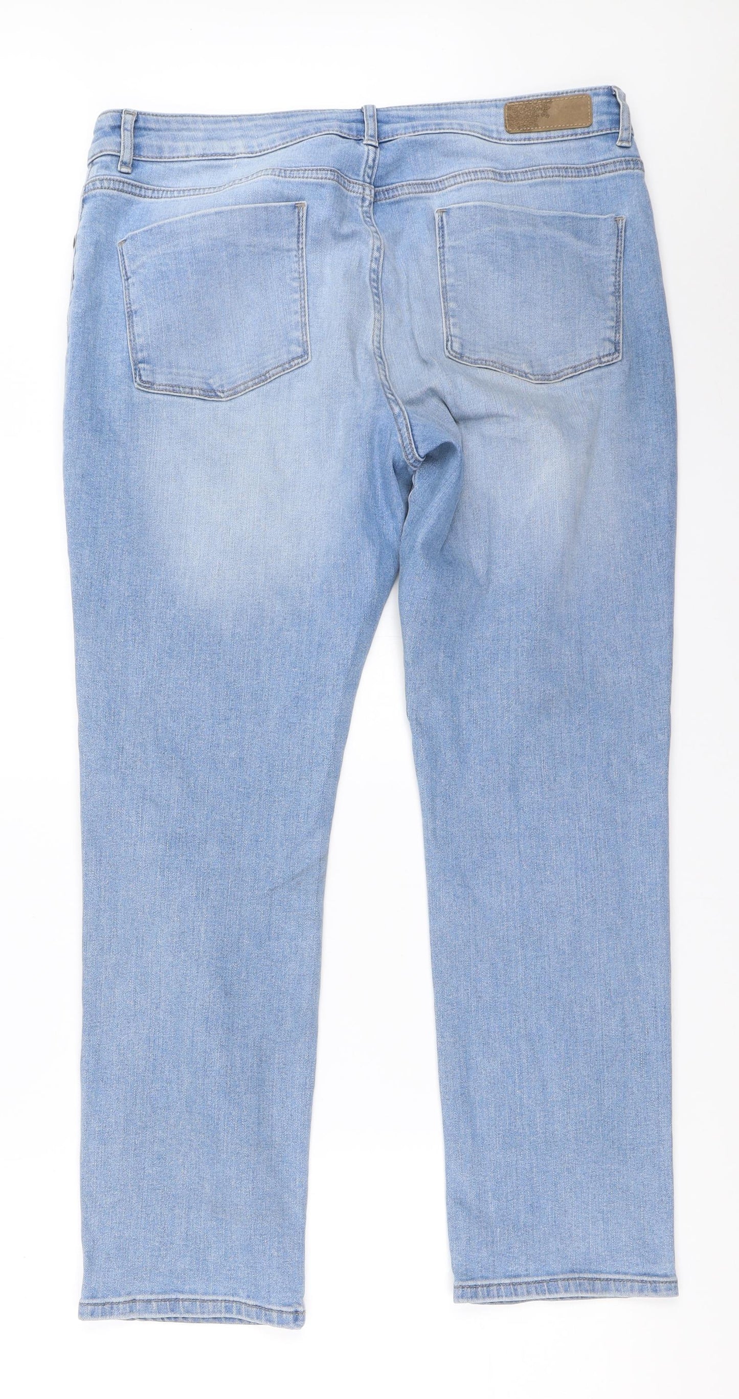 Womens UK Size 36 in Marks and Spencer Regular Fit Straight Blue Jeans