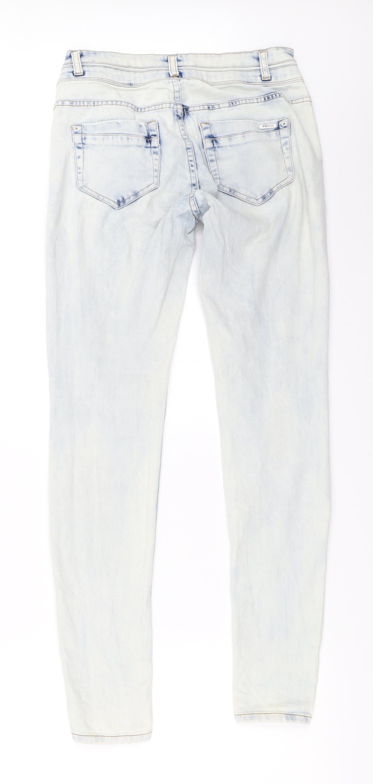 Womens UK Size 26 in FB Sister Regular Fit Skinny Blue Jeans