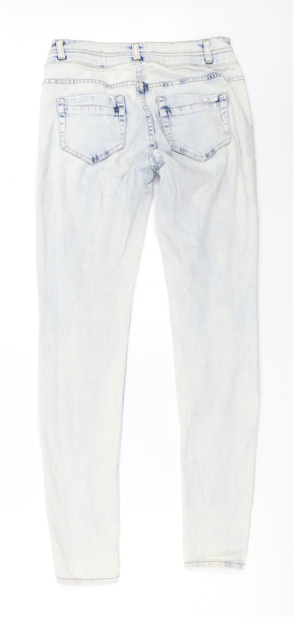 Womens UK Size 26 in FB Sister Regular Fit Skinny Blue Jeans