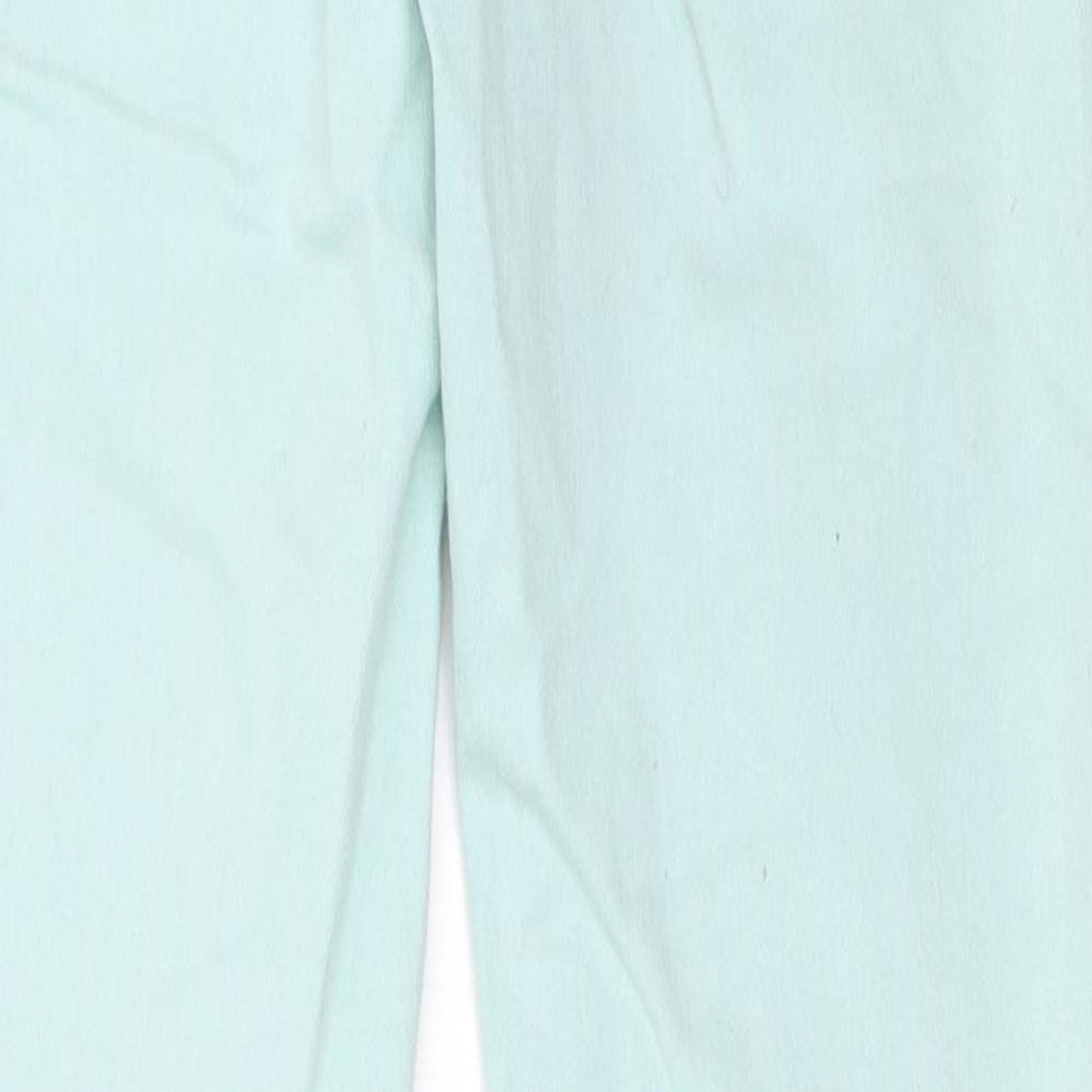 Womens UK Size 8 Marks and Spencer Regular Fit Skinny Green Jeans