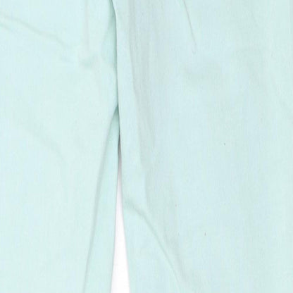 Womens UK Size 8 Marks and Spencer Regular Fit Skinny Green Jeans