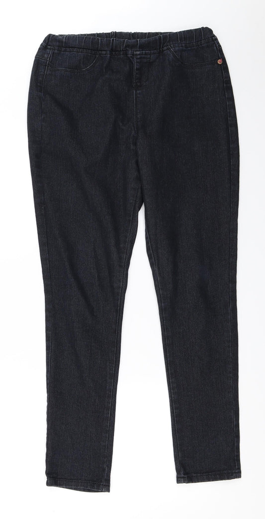 Womens UK Size 30 in Preworn Regular Fit Jegging Blue Jeans