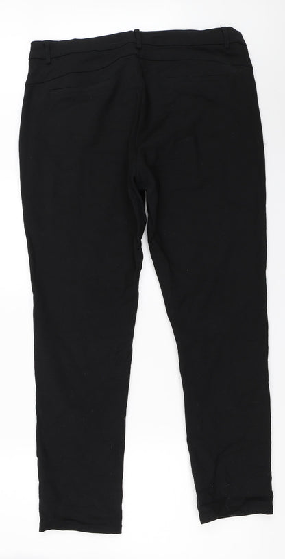 Moon Girl Womens Black   Trousers  Size 35 in L29 in