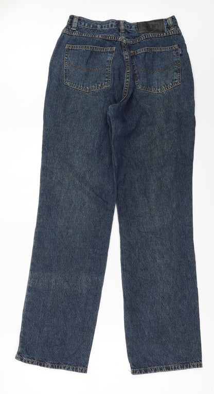 Outline Womens Blue  Denim Straight Jeans Size 10 L30 in