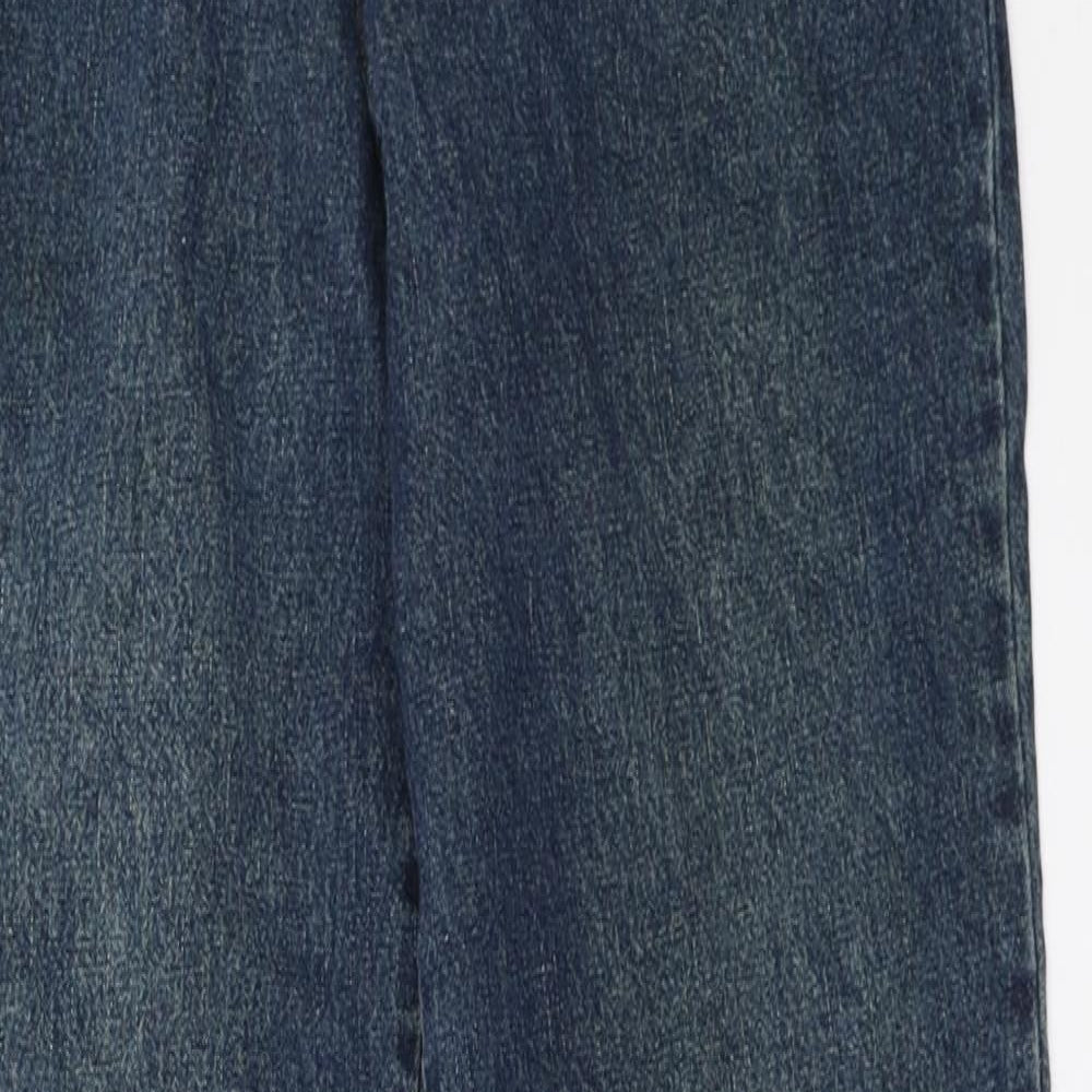 Outline Womens Blue  Denim Straight Jeans Size 10 L30 in