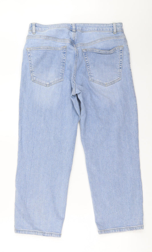 ASOS Womens Blue  Denim Cropped Jeans Size 30 in L23 in