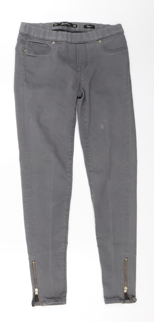 Womens UK Size 34 Preworn Regular Fit Jegging Grey Jeans