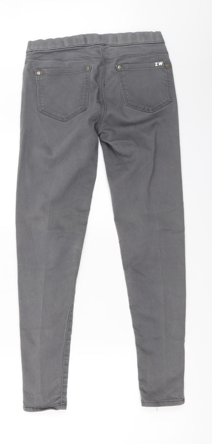Womens UK Size 34 Preworn Regular Fit Jegging Grey Jeans