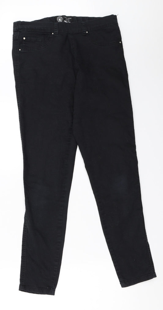 New Look Womens Black   Skinny Jeans Size 10 L27.5 in