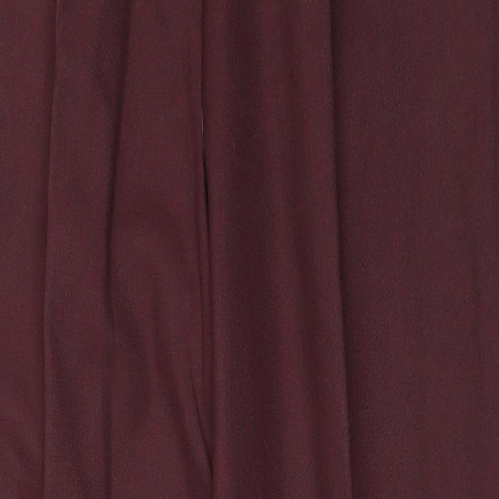 Womens UK Size 12 Classics Regular Fit  Red Trousers