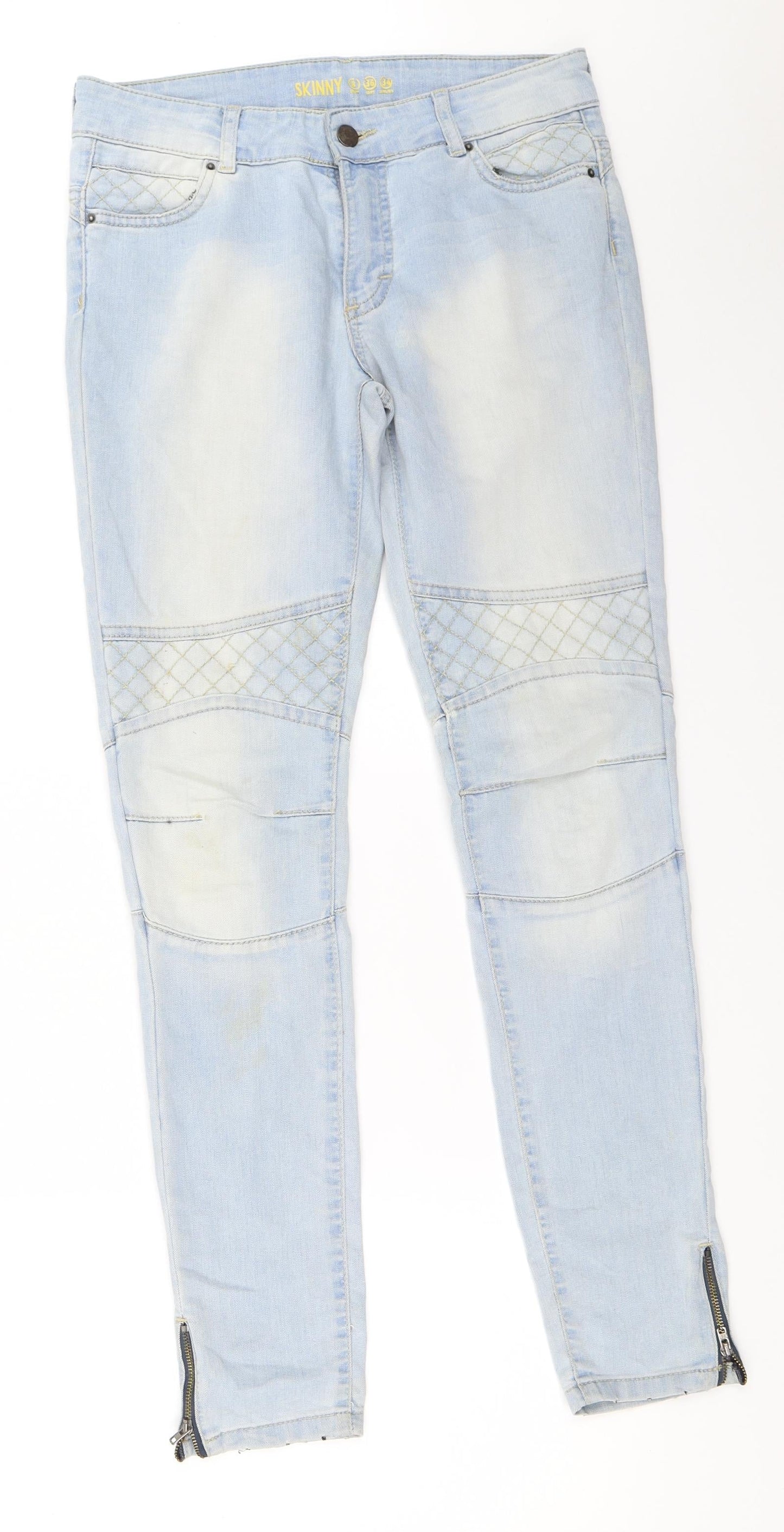 Primark Womens Blue   Skinny Jeans Size 8 L30 in