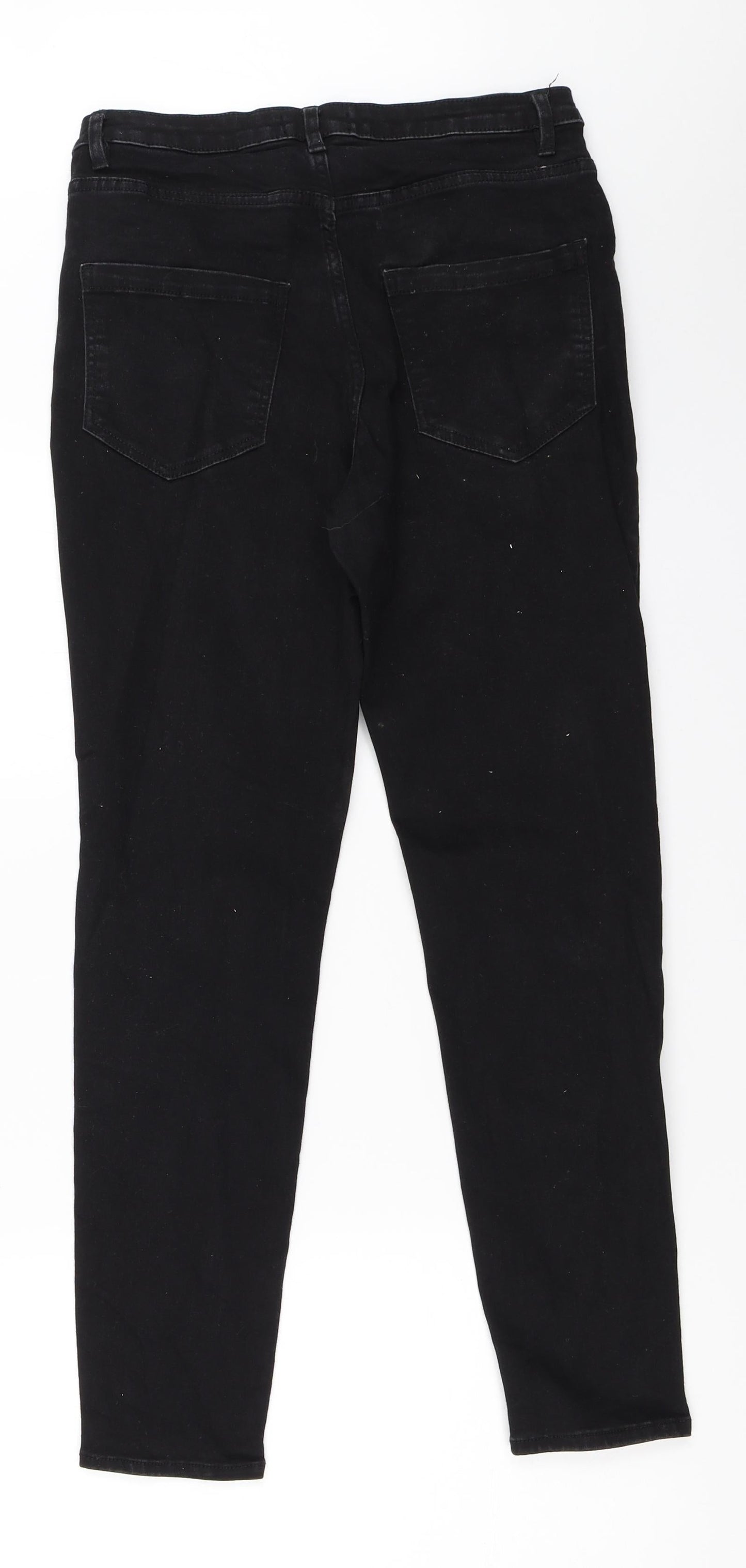 Avenue Womens Black   Skinny Jeans Size 10 L27 in