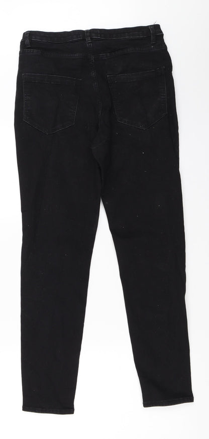 Avenue Womens Black   Skinny Jeans Size 10 L27 in