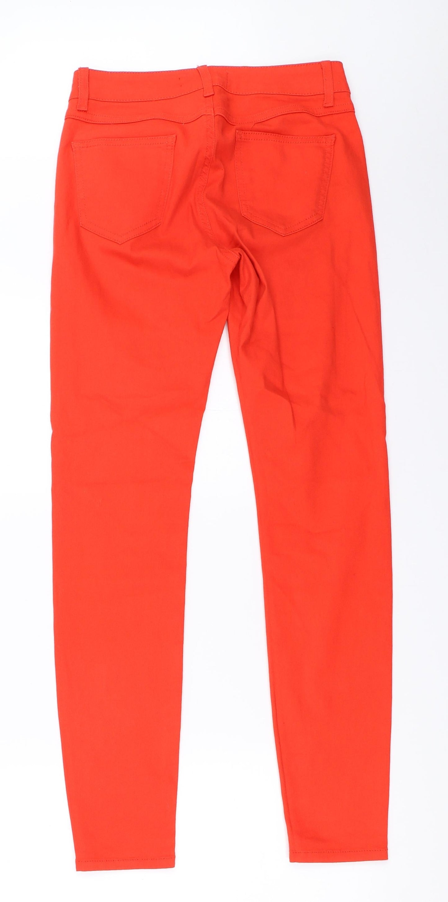 Womens UK Size 8 Marks and Spencer Regular Fit Skinny Red Jeans