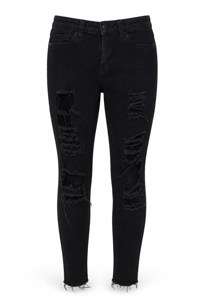 Womens UK Size 8 Primark Regular Fit Skinny Black Jeans