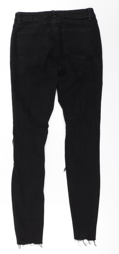 Primark Womens Black   Skinny Jeans Size 8 L28 in
