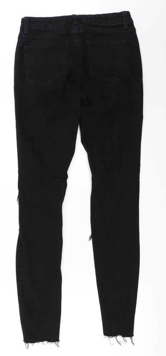 Primark Womens Black   Skinny Jeans Size 8 L28 in