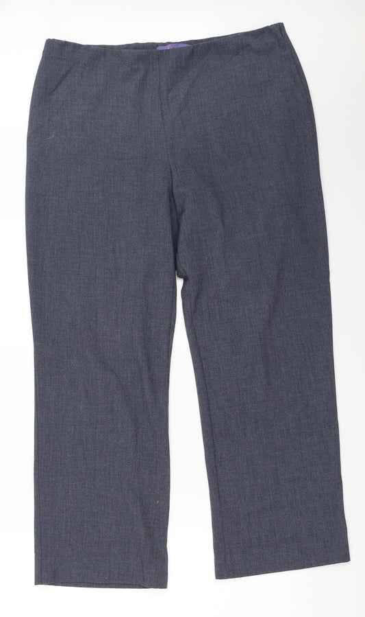 Autonomy Womens Blue   Trousers  Size 16 L28 in