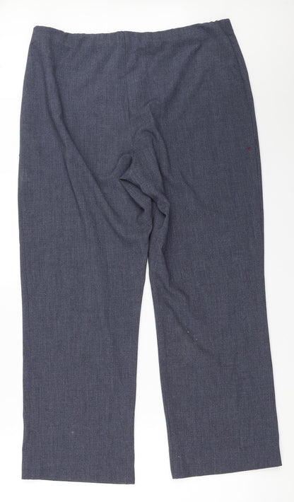 Autonomy Womens Blue   Trousers  Size 16 L28 in