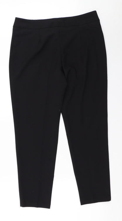 George Womens Black   Trousers  Size 12 L27 in