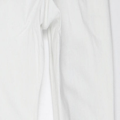 Topshop Womens White   Skinny Jeans Size 25 in L30 in