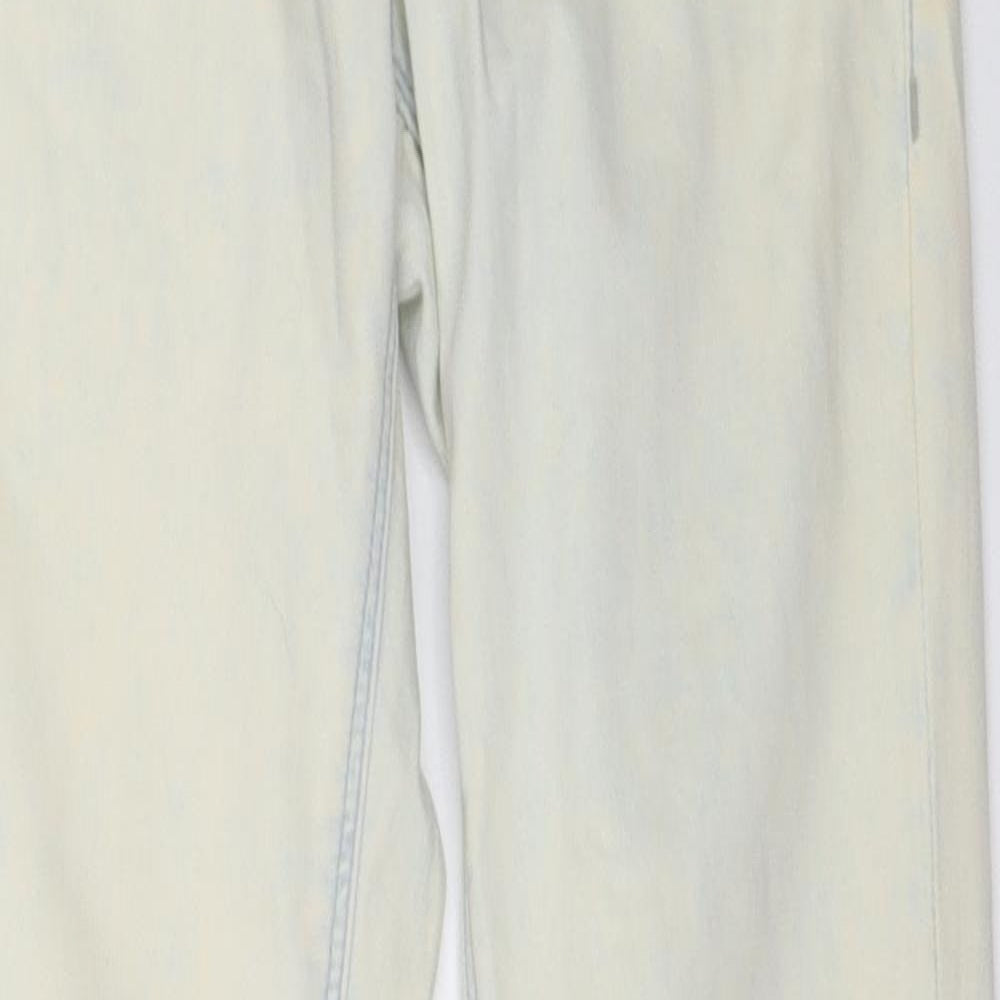 Topshop Womens Ivory   Skinny Jeans Size 26 in L30 in