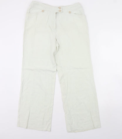 EWM Womens Green   Trousers  Size 12 L29 in