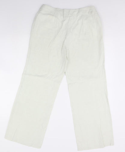 EWM Womens Green   Trousers  Size 12 L29 in