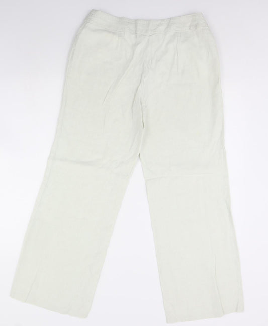 EWM Womens Green   Trousers  Size 12 L29 in