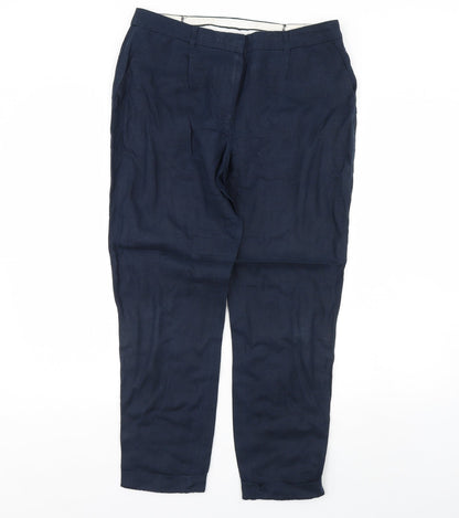 Womens UK Size 32 in Preworn Regular Fit  Blue Trousers