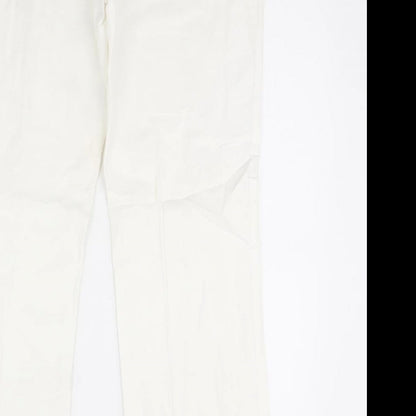Womens UK Size 14 H&M Regular Fit  Ivory Trousers