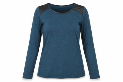 Womens UK Size 10 New Look Blue Basic Blouse