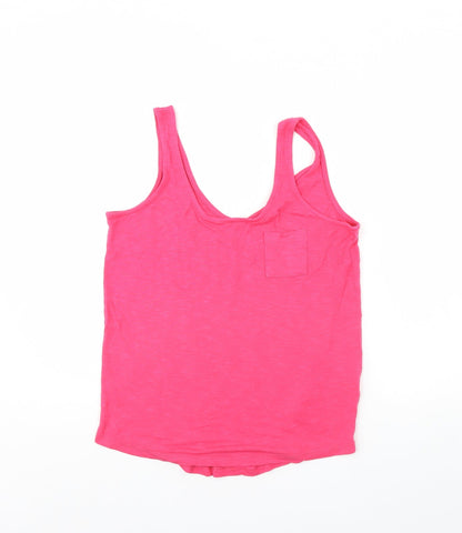 Womens UK Size 10 NEXT Pink Basic Tank