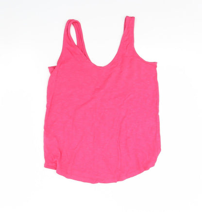 Womens UK Size 10 NEXT Pink Basic Tank