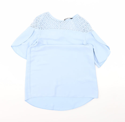 F&F Womens Blue   Basic Blouse Size 6