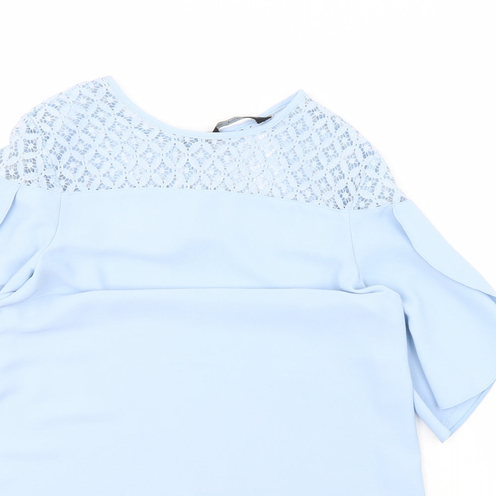 F&F Womens Blue   Basic Blouse Size 6