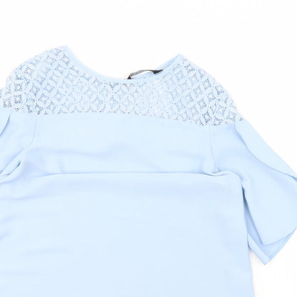 F&F Womens Blue   Basic Blouse Size 6