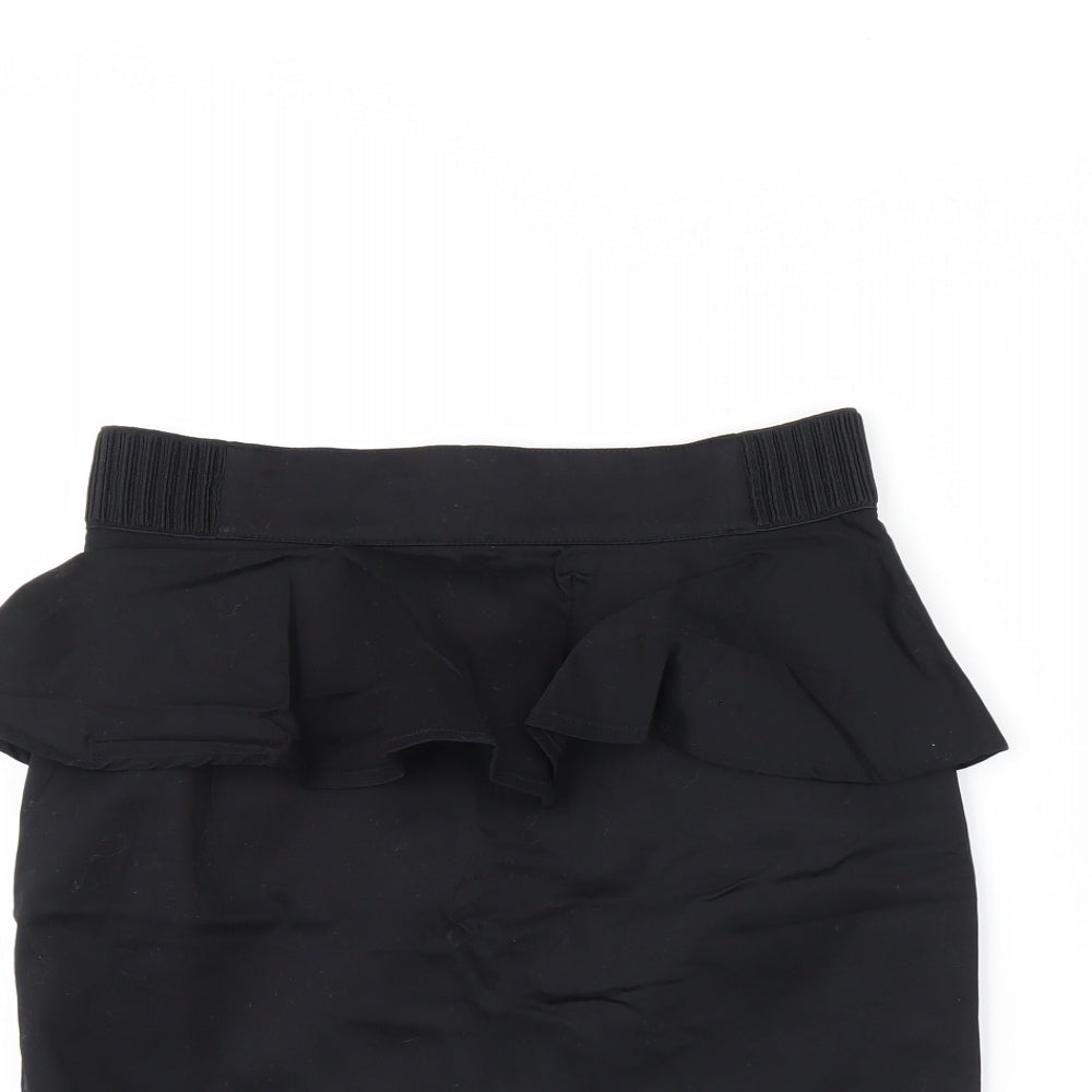 H&M Womens Black   Mini Skirt Size 10