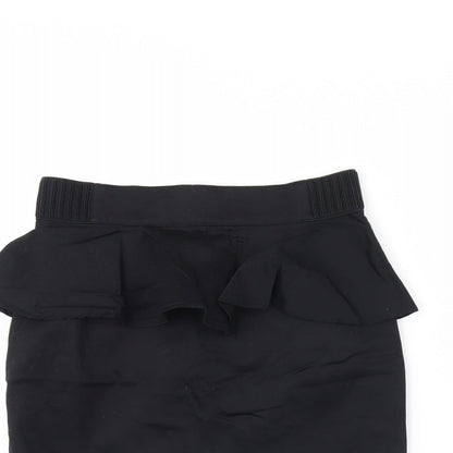 H&M Womens Black   Mini Skirt Size 10